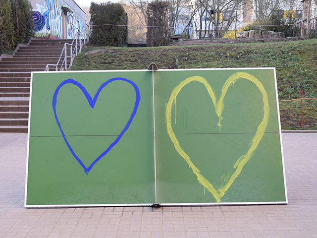 Tischtennisplatte