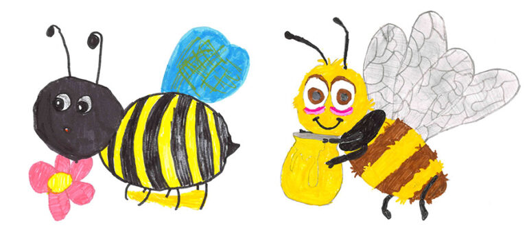 Gewinner des Bienenmalwettbewerbs